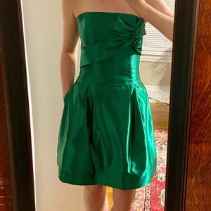 STUNNING Green Jessica McClintock Dress Sz 4